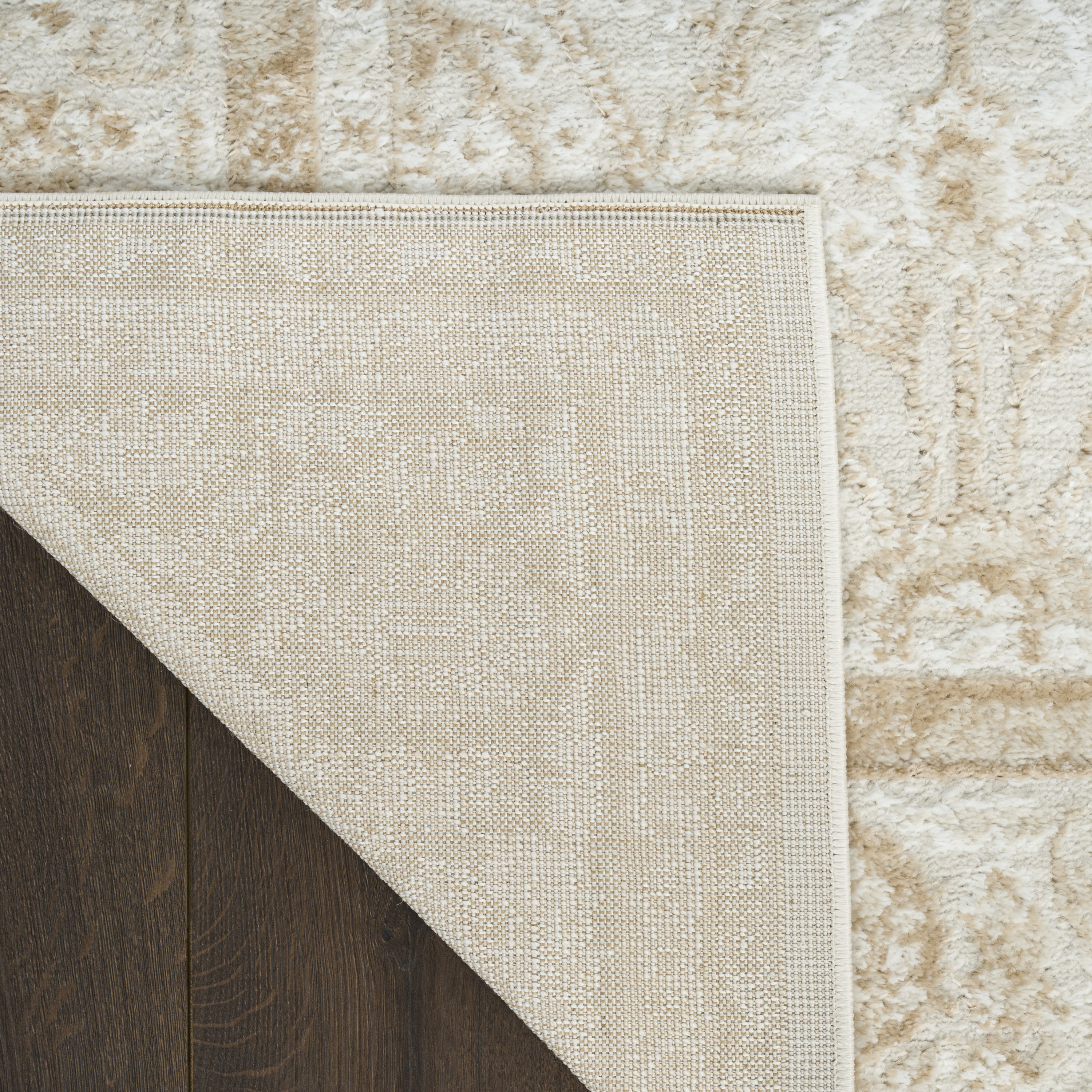 Nourison Dekor 5'3" x 7' Cream Beige Vintage Indoor Rug