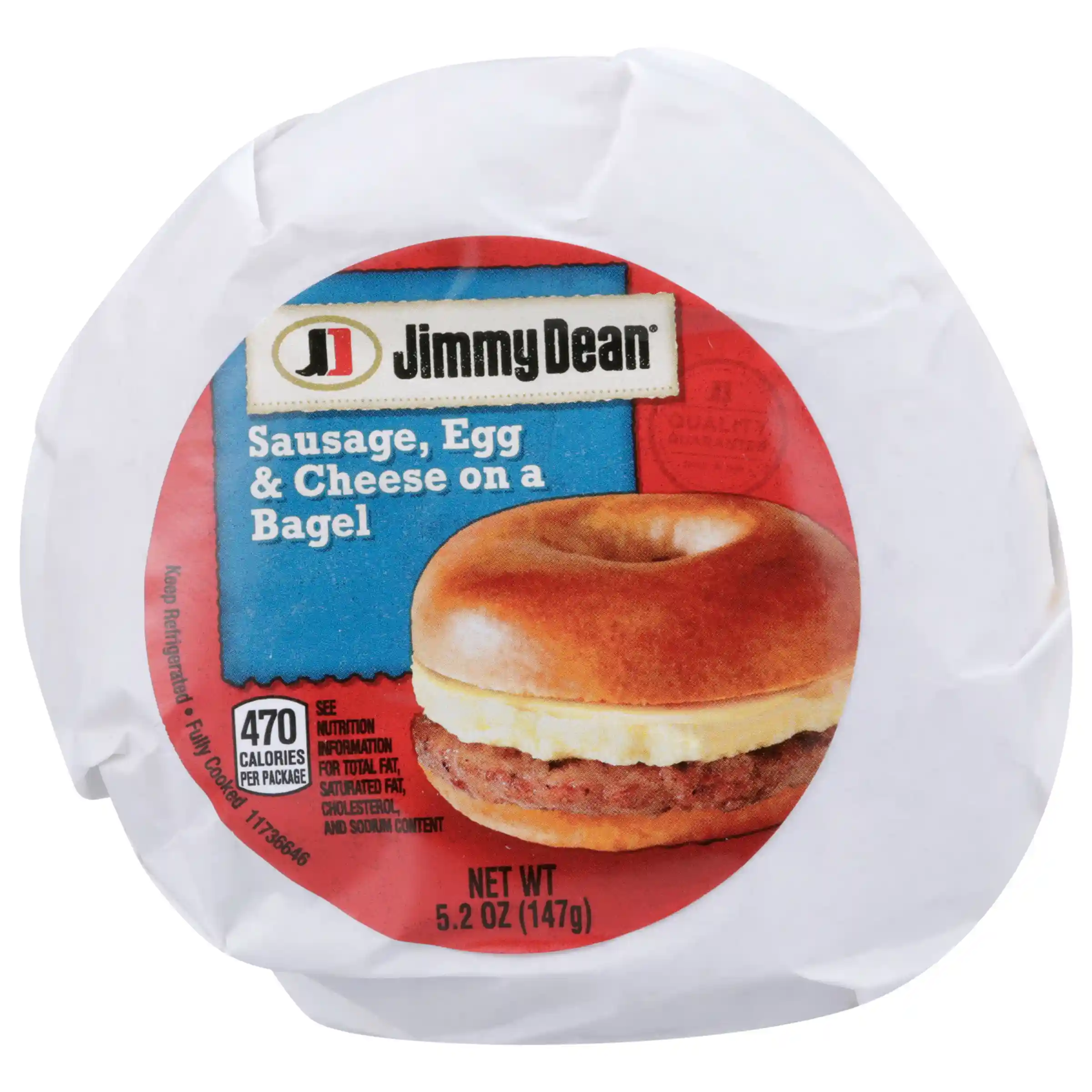 Jimmy Dean® Sausage, Egg & Cheese Bagel_image_3