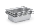 Half-size 4-inch-deep Super Pan 3® stainless steel steam table pan