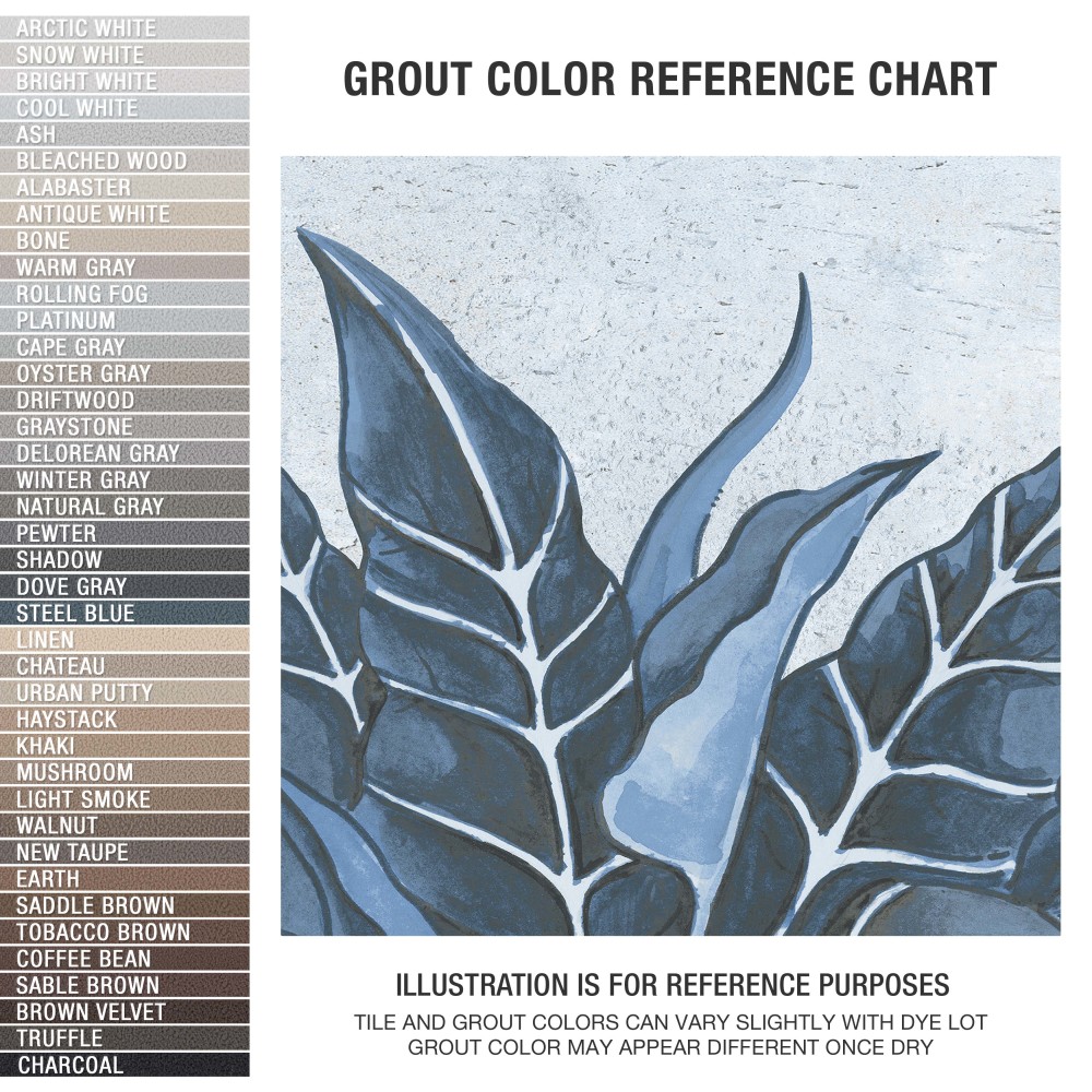 Sample – Nusa Botanic Sapphire Porcelain Floor and Wall Tile