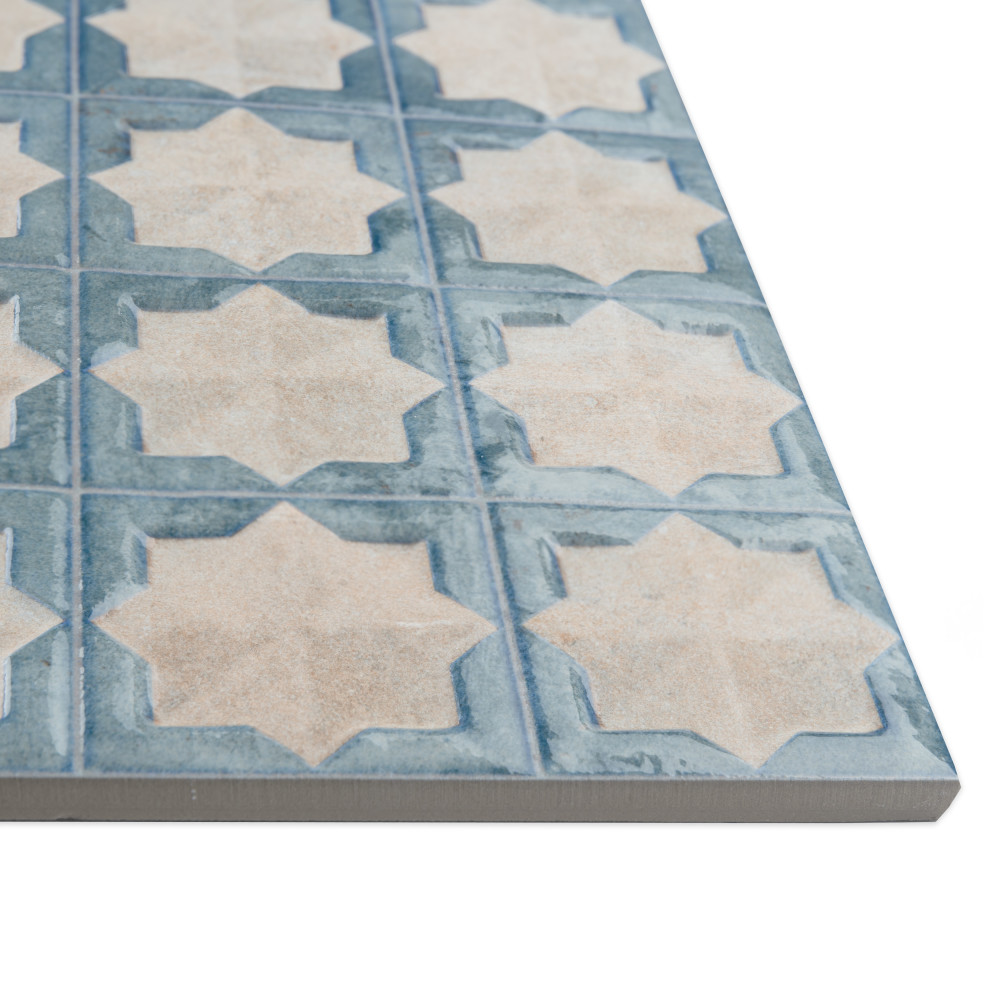 Tetuan Astre Arena Aqua 12-1/8 in. x 21-7/8 in. Porcelain Wall Tile
