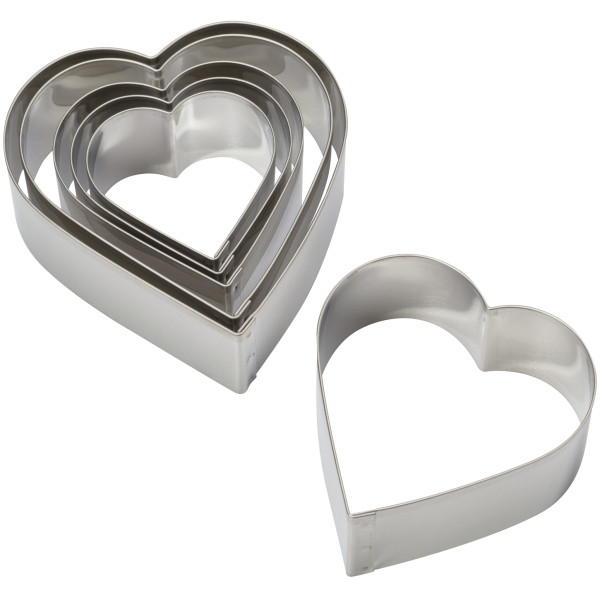 Heart Assorted Sizes Cutters/Molds