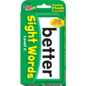 Sight Words &ndash; Level C Pocket Flash Cards