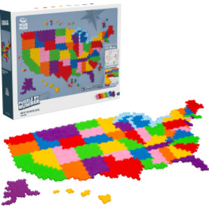 Plus-Plus&reg; Puzzle By Number&reg; - 1400 pc Map of the United States