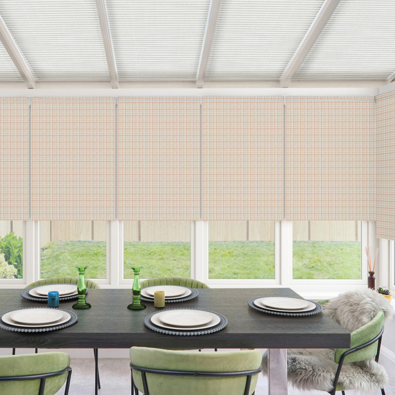 Sadie Blackout Rose Roller Blind