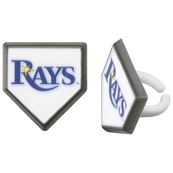 MLB® Home Plate Team Logo Cupcake Rings