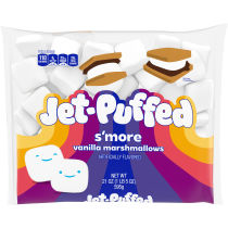 Jet-Puffed S'more Vanilla Marshmallows, 21 oz Bag