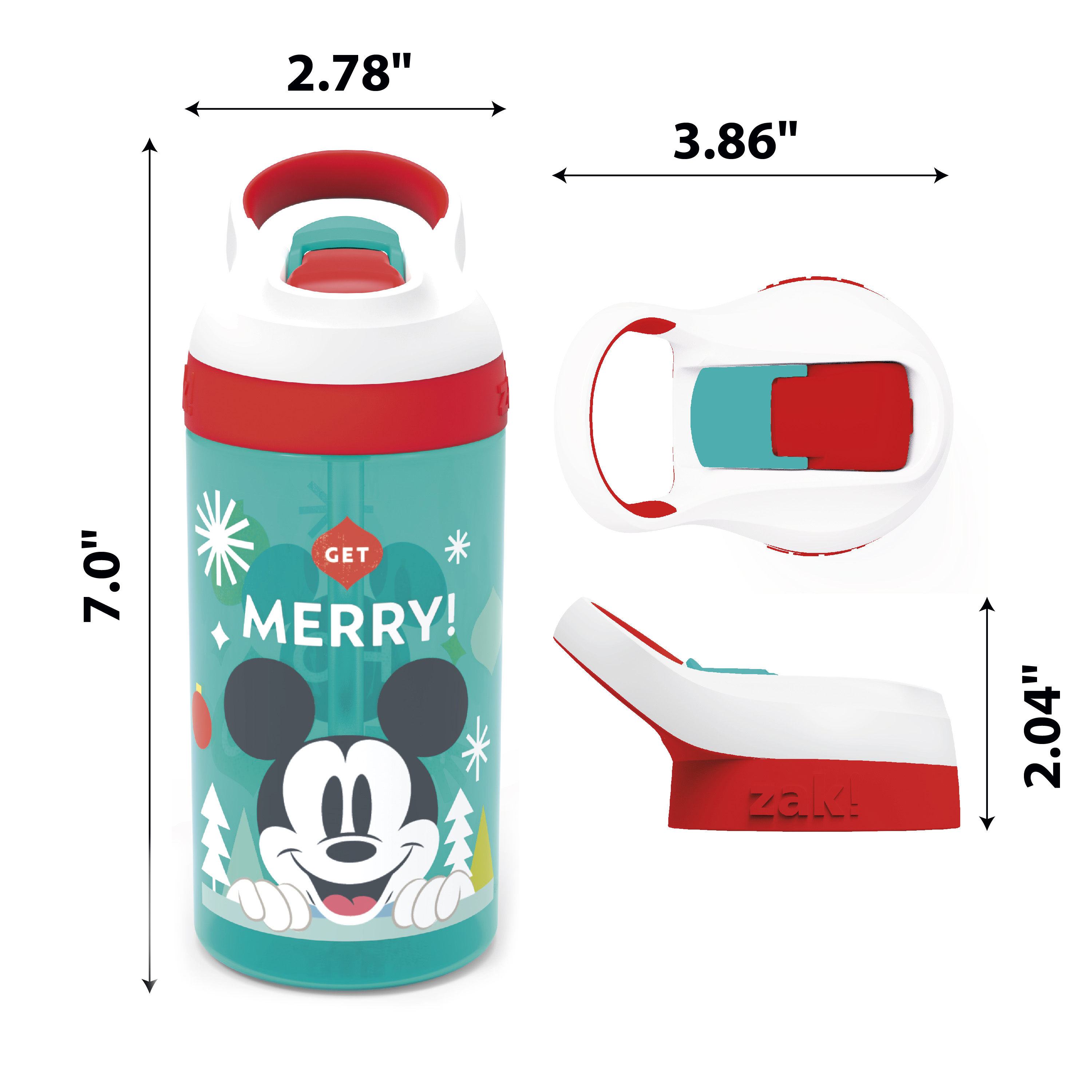 Disney 16 ounce Water Bottle, Mickey Mouse slideshow image 5 Disney 16 ounce Water Bottle, Mickey Mouse slideshow image 5