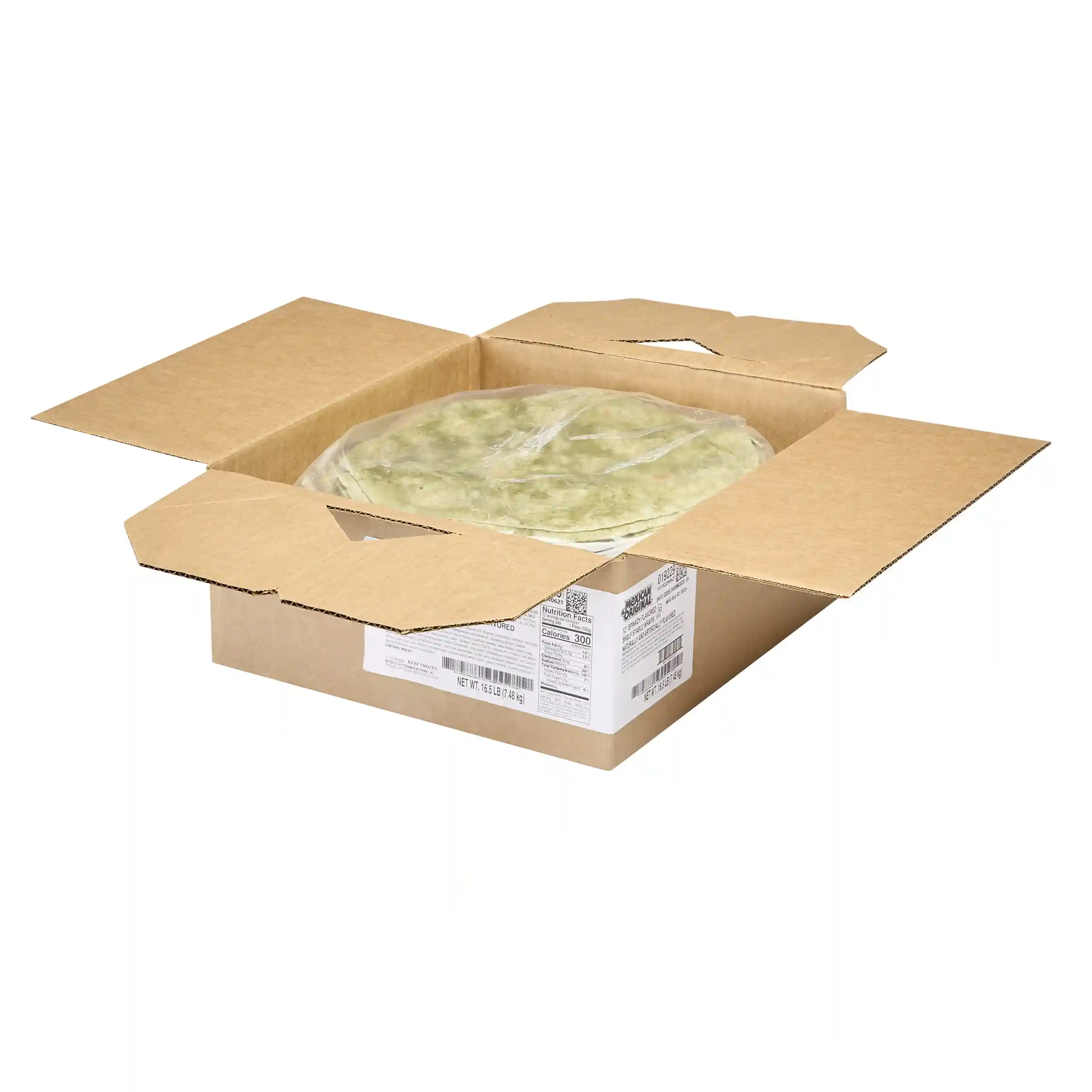 Mexican Original® 12-inch Spinach-Flavored Shelf Stable Pressed Wraps_image_4