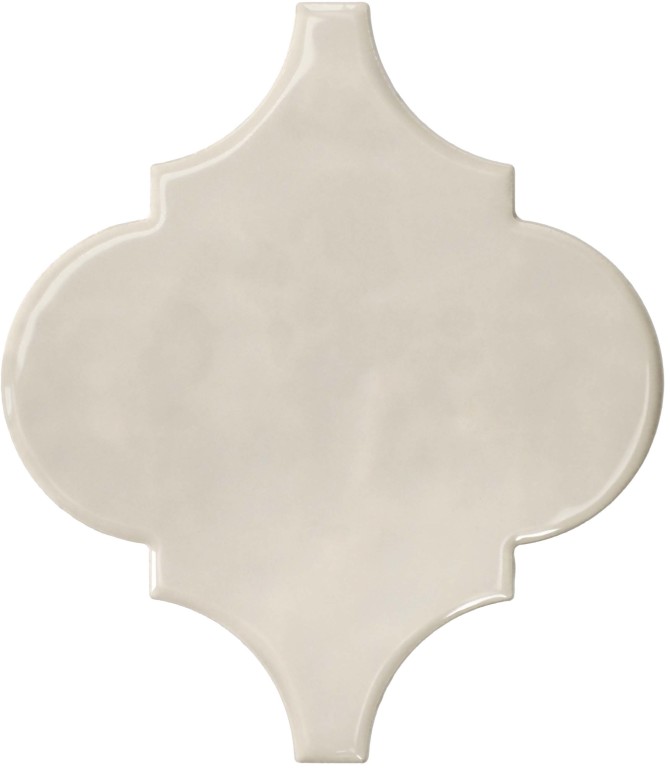 Playscapes Linen 6″ Arabesque Wall Tile Glossy