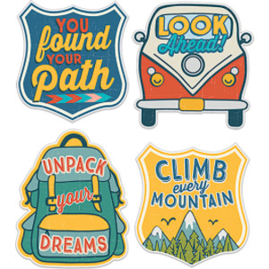 Adventurer Sticker Badges Stickers, Pack of 40