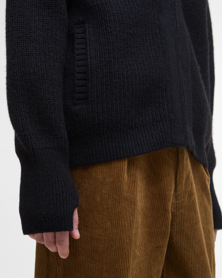 Garthman Knitted Zip-Up Jumper