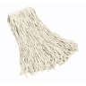 Rubbermaid Commercial, Value Pro, Cotton Cut-End Wet Mop Head with 1" Headband, 20 oz, White