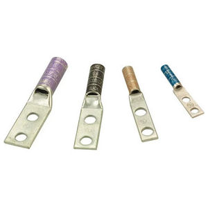 Compression Lug, 2-Hole, 1/2 in. Stud, 1.75 in. Hole Spacing, 2/0 AWG, Black