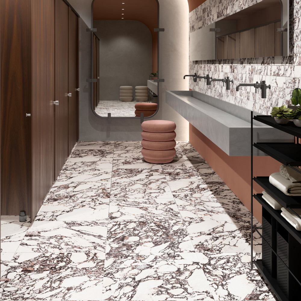 Touche Rubis 23-1/2 in. x 47-1/8 in. Porcelain Floor and Wall Tile