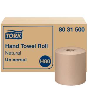 Essity, Universal, 630ft Roll Towel, 1 ply, Natural