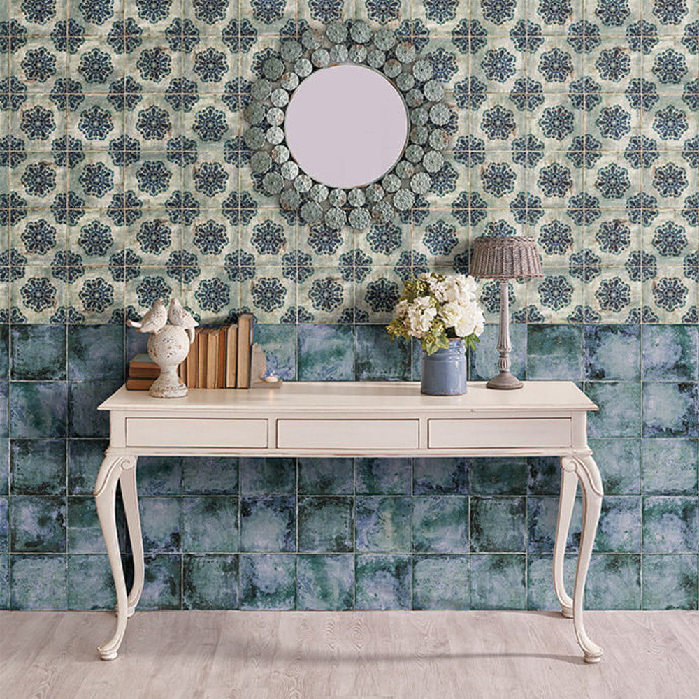 Livorno Decor Vechio 7-7/8 in. x 7-7/8 in. Ceramic Wall Tile