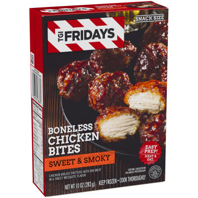 TGI Fridays Sweet & Smoky Boneless Chicken Bites, 10 oz Box