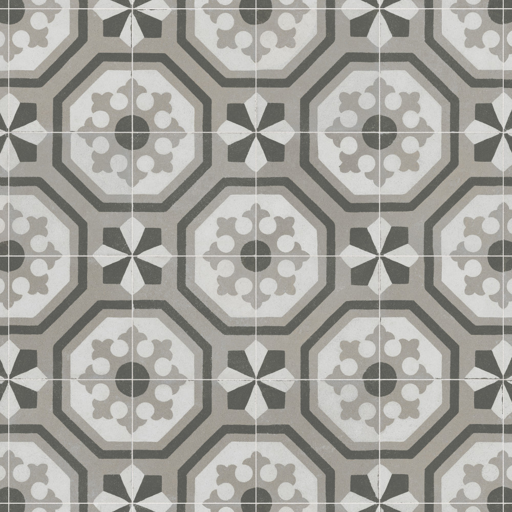 Kings Paname Opera 17-5/8 in. x 17-5/8 in. Ceramic Floor and Wall Tile