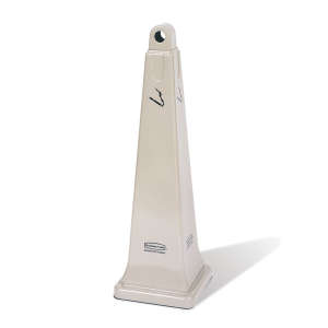Rubbermaid Commercial, GroundsKeeper®, Resin, Beige, Smoking Receptacle