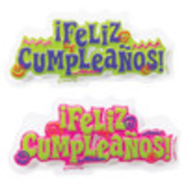 Feliz Cumpleanos Pop Tops Decorations | DecoPac