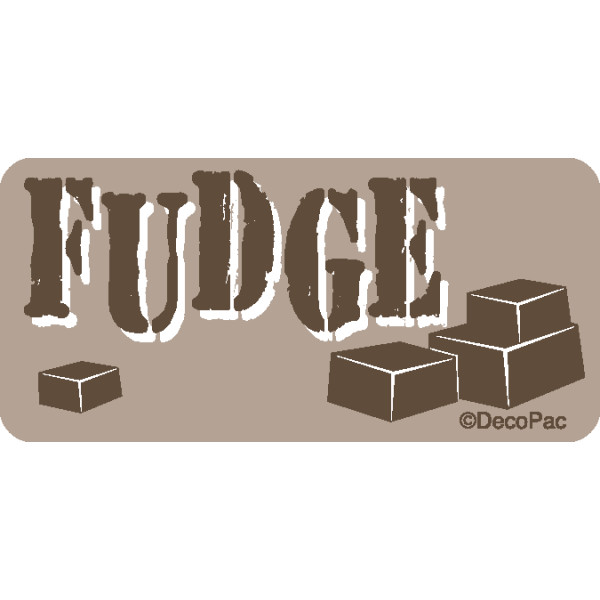 Fudge Promotional Label