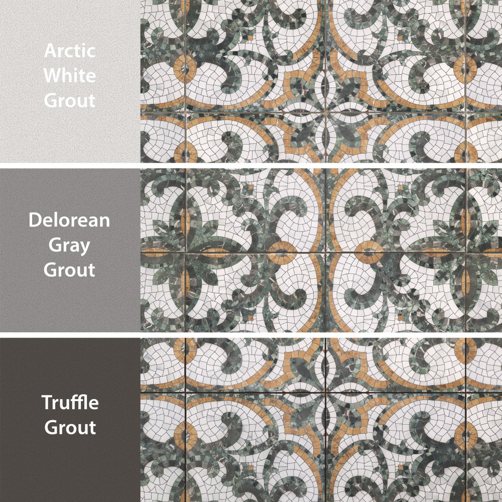 Versailles Mosaico Palace 7-7/8 in. x 7-7/8 in. Porcelain Floor and Wall Tile