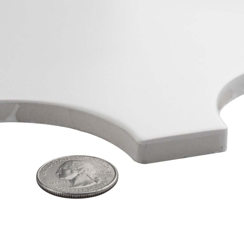 Provenzale Lantern White 7-7/8 in. x 7-7/8 in. Porcelain Floor and Wall Tile