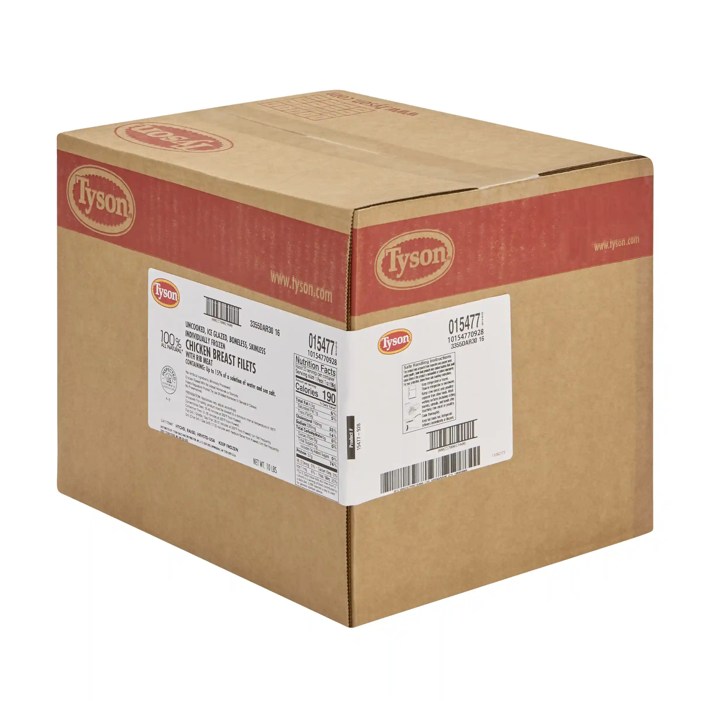 Tyson® All Natural* IF Unbreaded Boneless Skinless Chicken Breast Filets, 7 oz._image_5