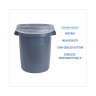 Boardwalk,  HDPE Liner, 33 gal Capacity, 33 in Wide, 38 in High, 14 Microns Thick, Natural