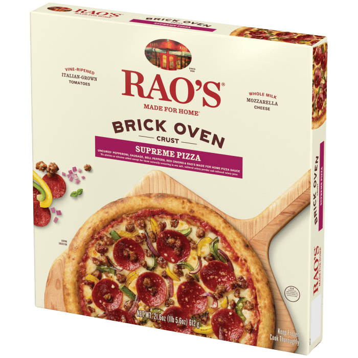 Supreme Frozen Pizza, 21.6 oz - Right angle Image