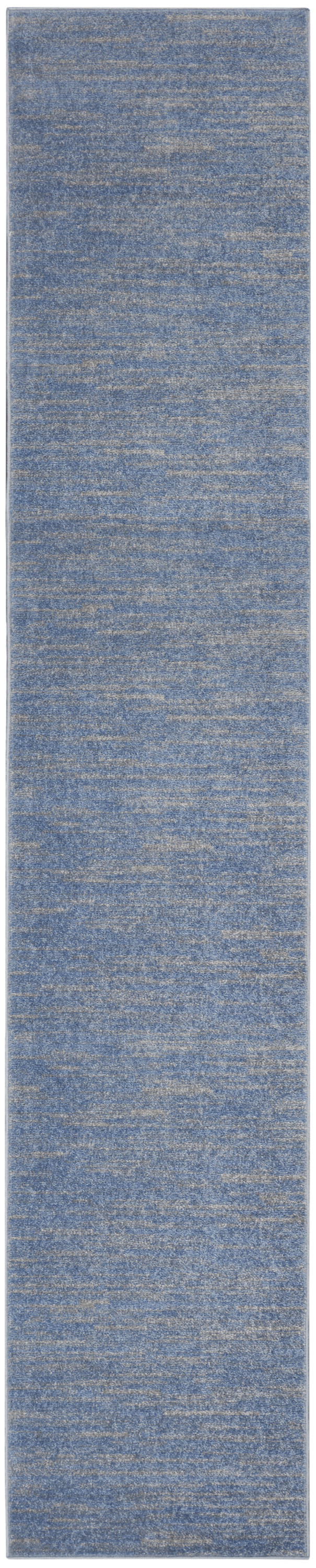 Nourison Nourison Essentials 2'2" x 12' Blue Grey Outdoor Rug