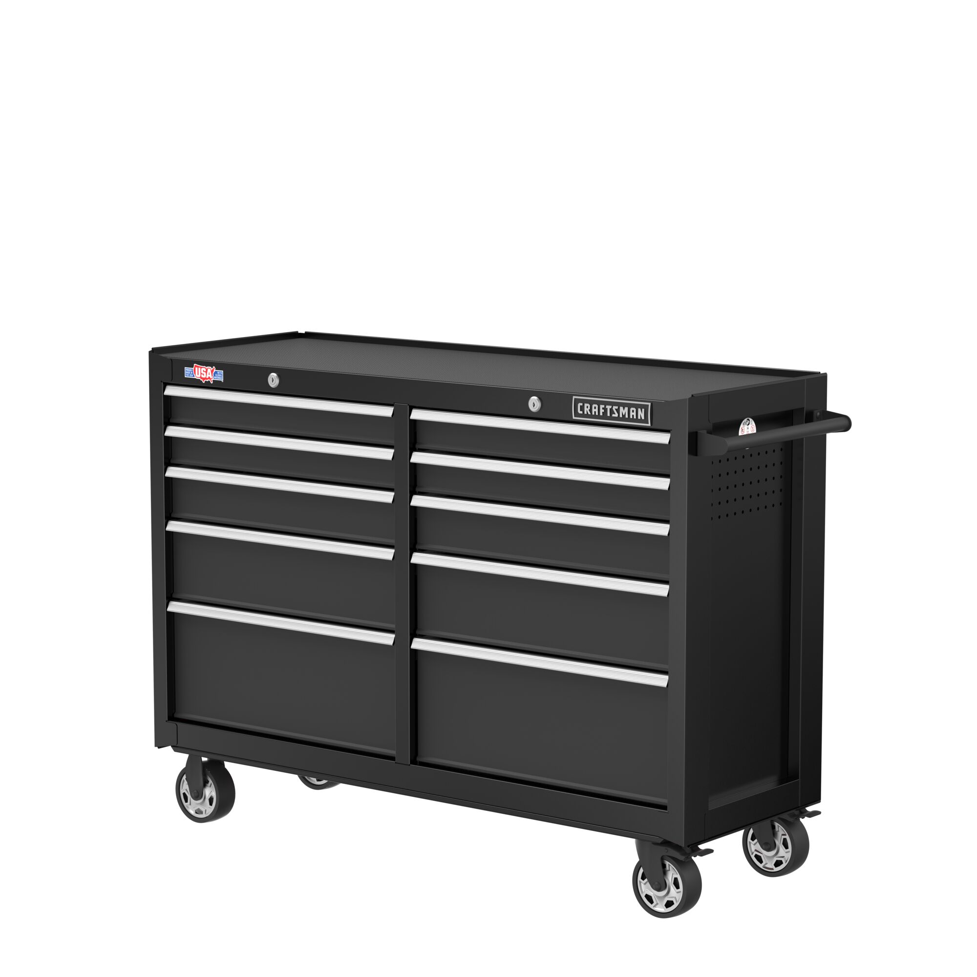 52 inch 10 drawer rolling tool cabinet.