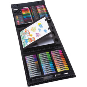 Budding Artist Pop-Up Easel 150 Piece Doodle & Color Art Set