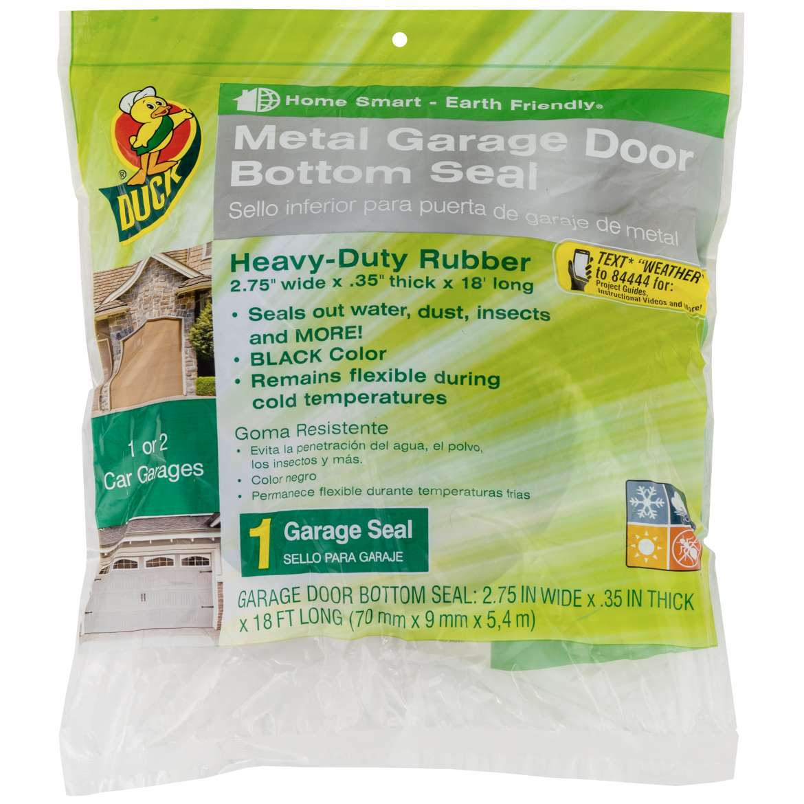 Duck® Metal Garage Door Bottom Image