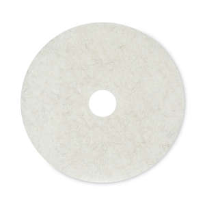 Boardwalk,  Natural Burnishing Round Floor pad, 20", White