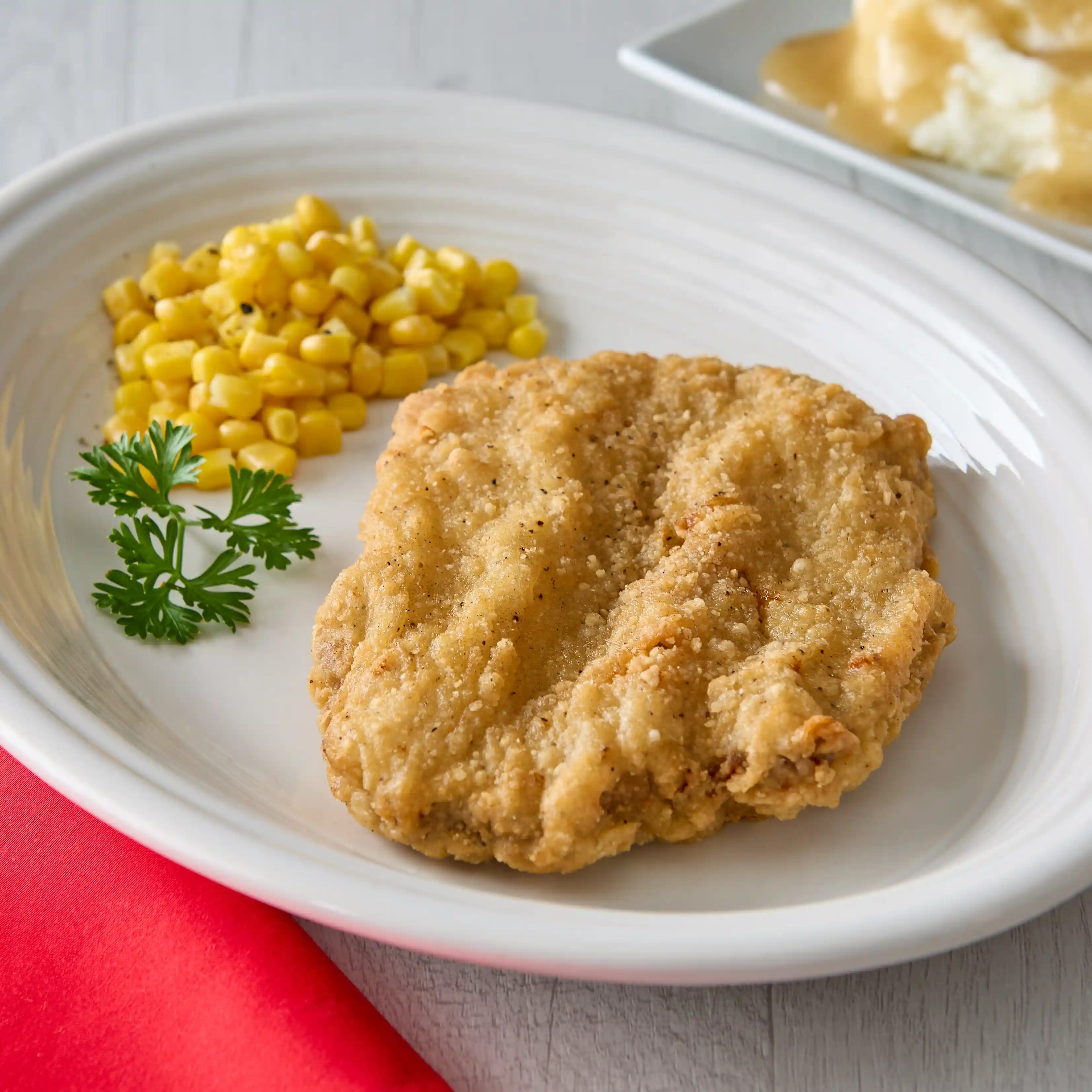 AdvancePierre® Blue Label Raw Breaded Western Style Country Fried Beef Steak Fritters, 8 oz_image_1