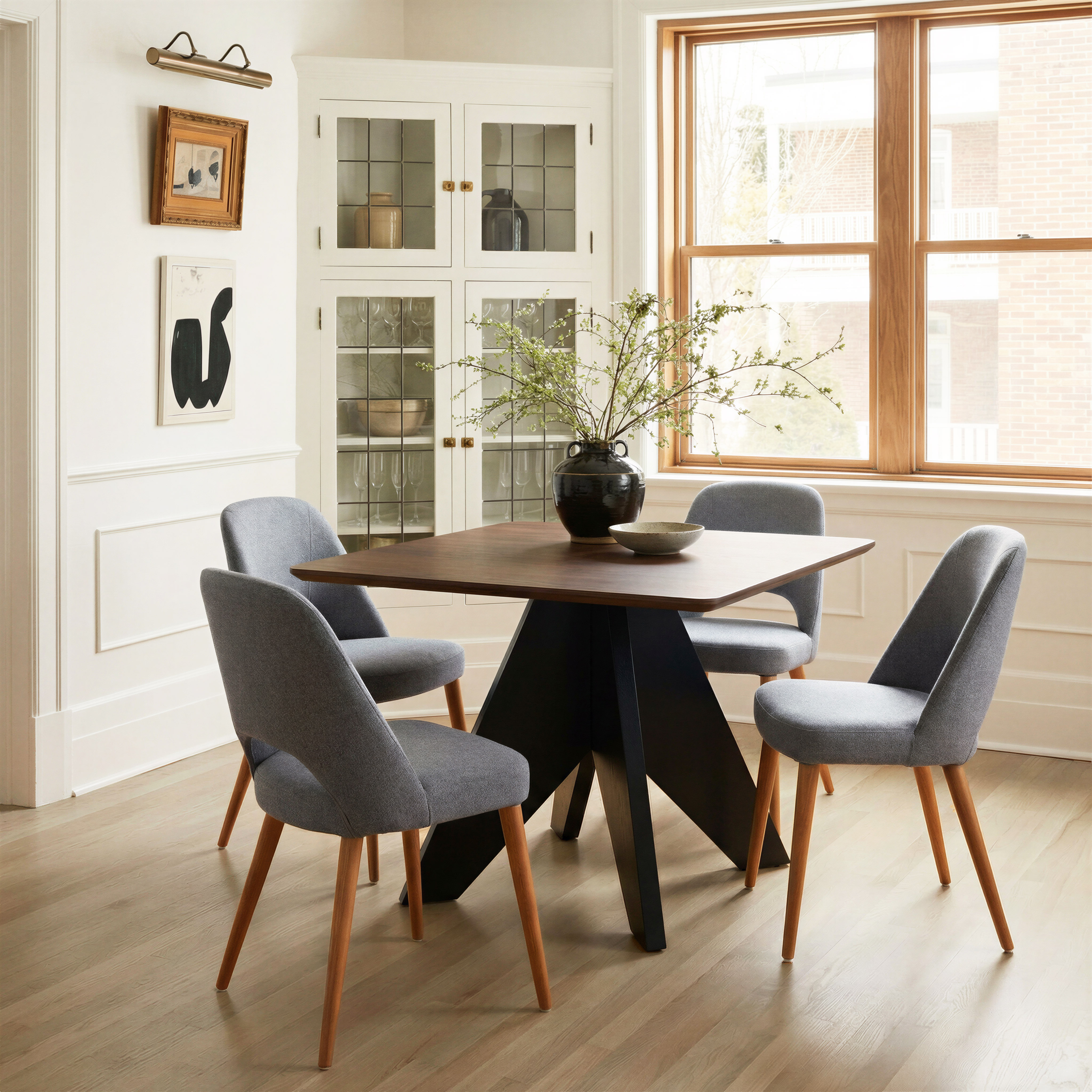 Leith Dining Chair (Set of 2) Gray product image