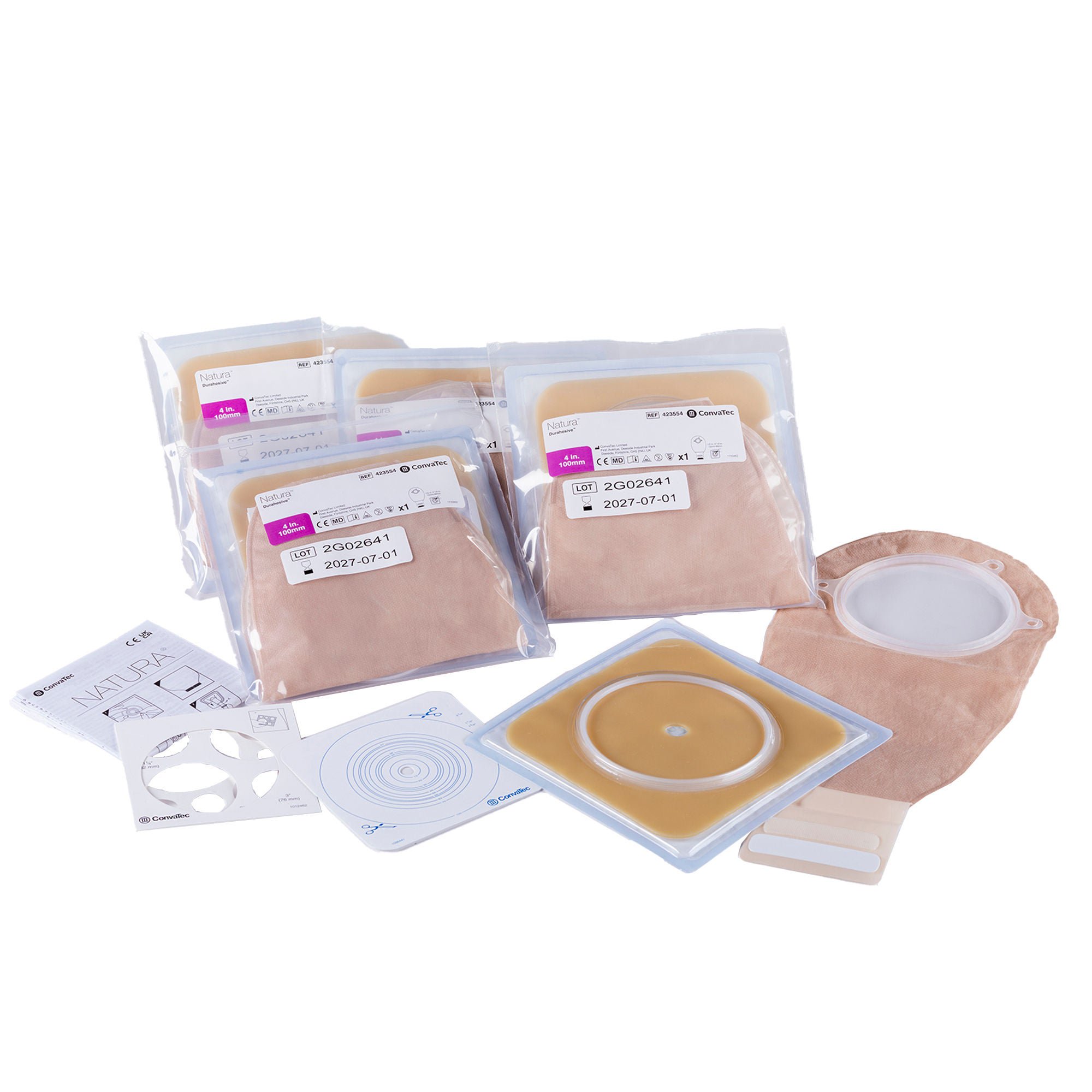 ConvaTec POST OP KIT, OSTOMY INVISICLOSE DURAHESIVE CTF 100MM (5/BX)