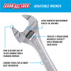 806SW 6-inch Precision Adjustable Wrench with Extra Slim Jaw