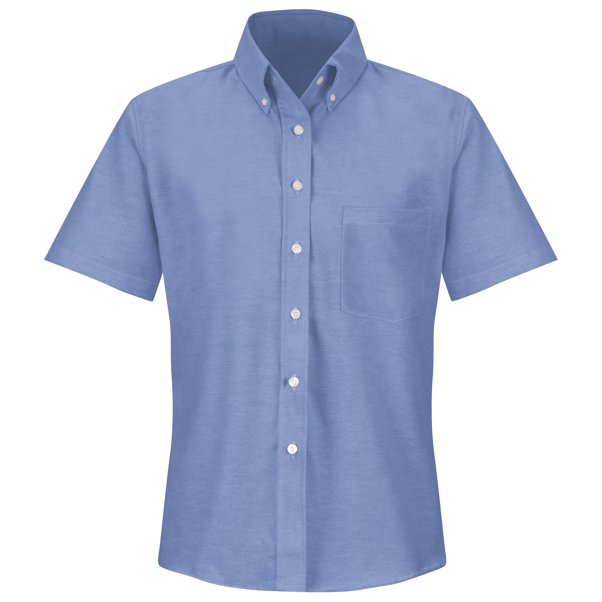 Women‘s Short Sleeve Executive Oxford Dress Shirt-Red Kap