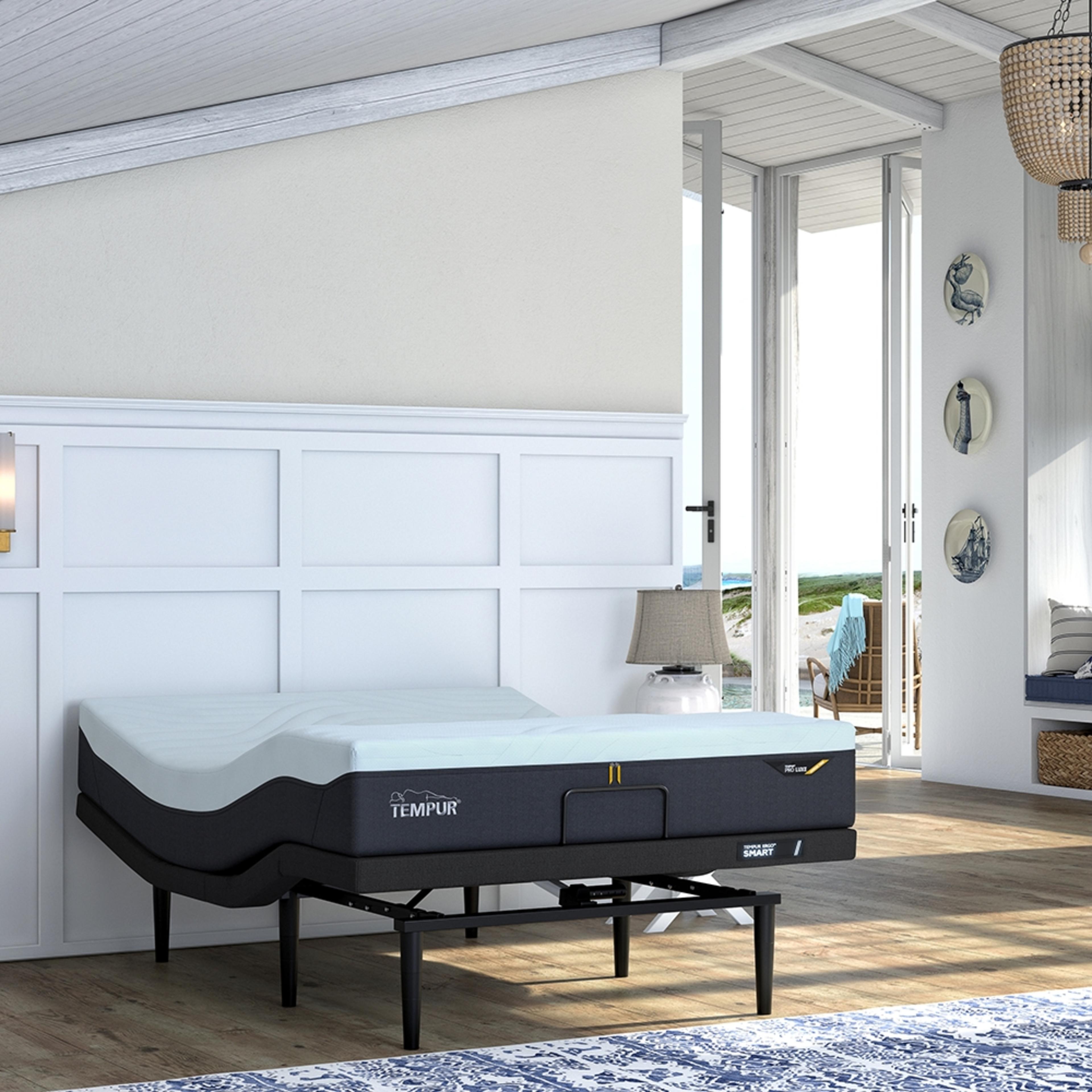 Lifestyle image of the  Tempur Ergo Smart Adjustable Base, Black from Forty Winks