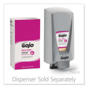 Gojo, RICH PINK™ Antibacterial Lotion Soap, PRO™ TDX™ Dispenser 5000 mL Cartridge