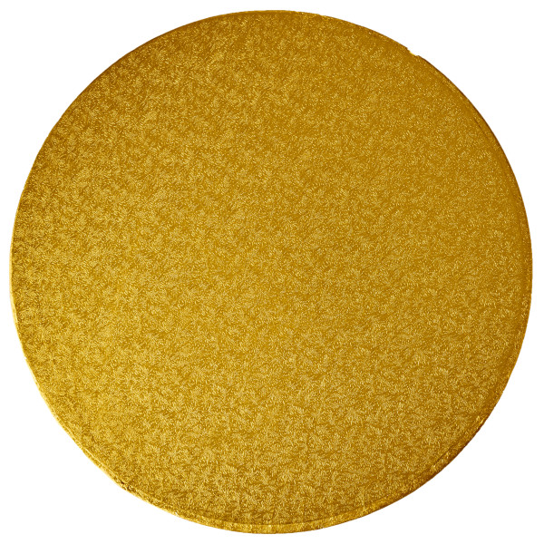14" Round Gold Foil Cake Board
