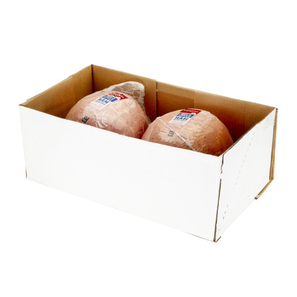 HORMEL(r) Bolo Style Ham, Water Added, 2 pc . C1RM - Front Right Open Case (Hi Res)