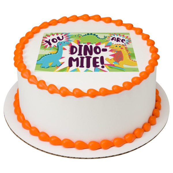 You Are Dino-Mite! PhotoCake® Edible Image®