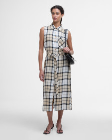 Agnes Midi Dress Safari Dress Tartan