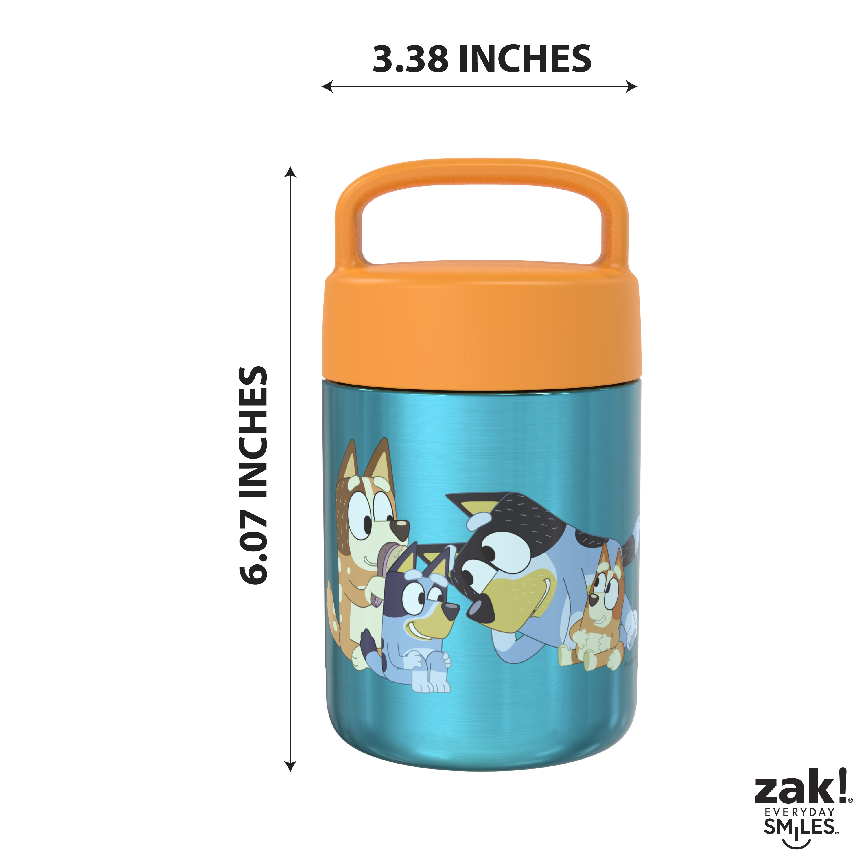Bluey Reusable Vacuum Insulated Stainless Steel Food Container, Bluey and Friends slideshow image 8