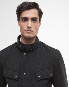 Duke Wool Jacket Charcoal Marl