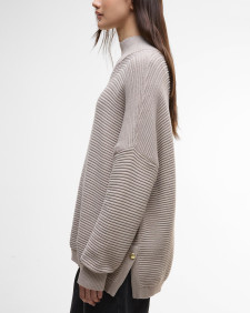 Kaia Funnel-Neck Jumper Oat
